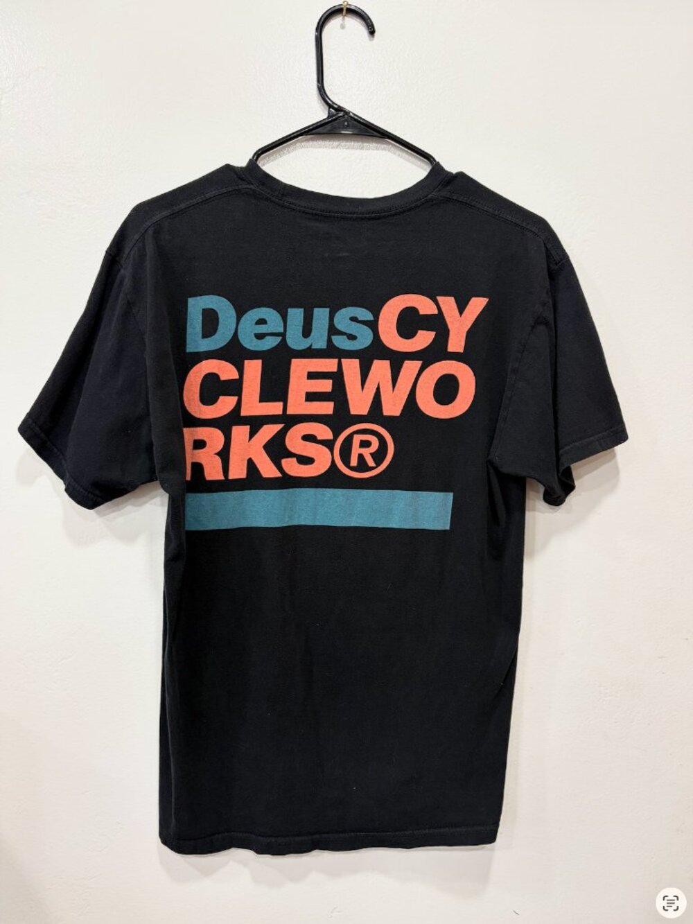 Deux Ex Machina Black Cycleworks Men's Tee - Medium
